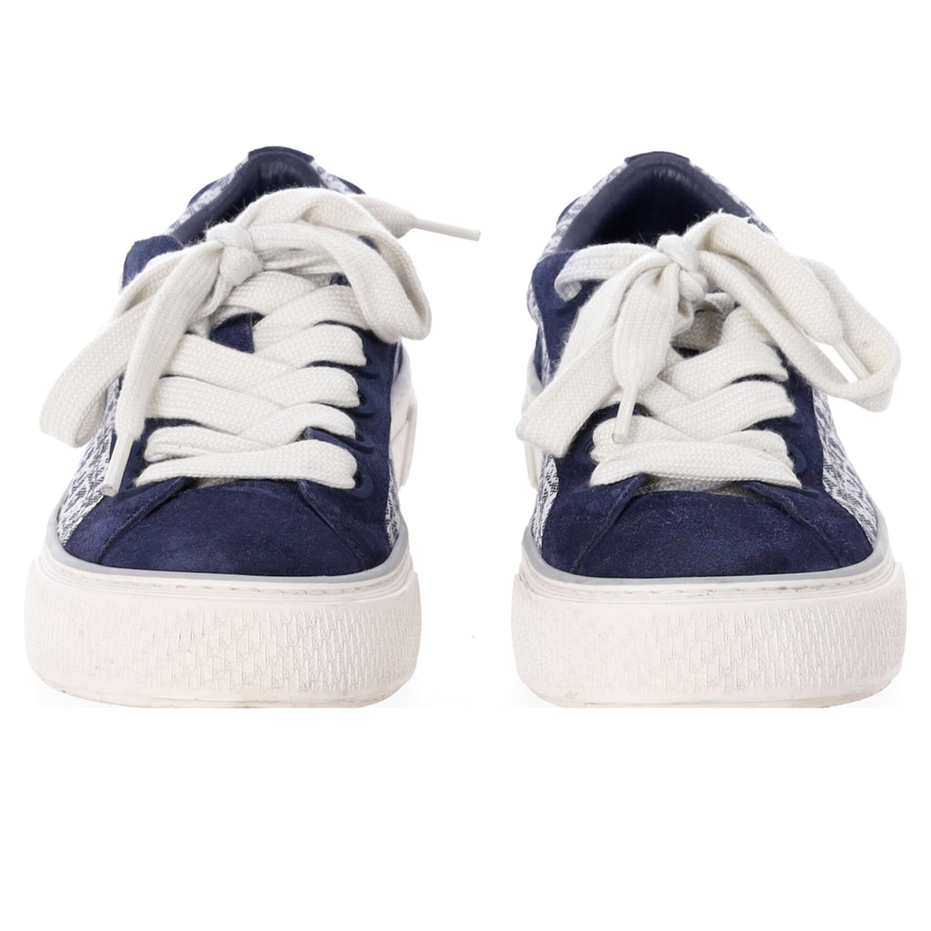 Dior Homme B33 Oblique Sneakers in Navy Blue Suede