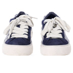 Dior Homme B33 Oblique Sneakers in Navy Blue Suede