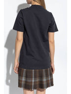 Balenciaga Balenciaga T-shirt With Print, Women's, Grey