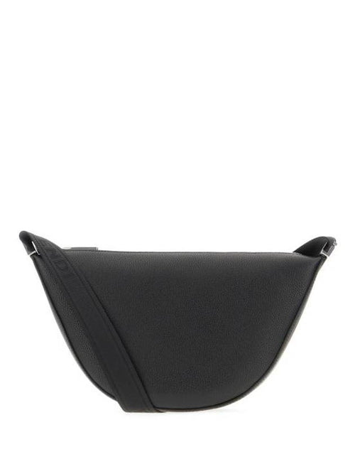 Fendi Roma Melon Small Leather Tote Bag Black
