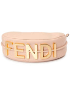 Fendi Fendigraphy Small Hobo Shoulder Bag Pale Pink