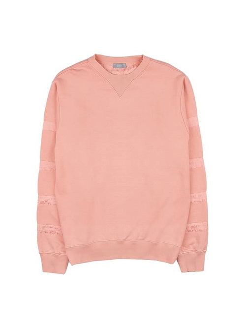 Oblique Band Sweatshirt Coral Pink Dior