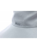Fendi Logo Plaque Cloche Bucket Hat Light Blue