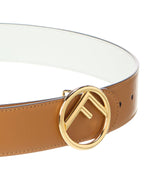 FENDI F is Fendi Women's Reversible Leather Belt