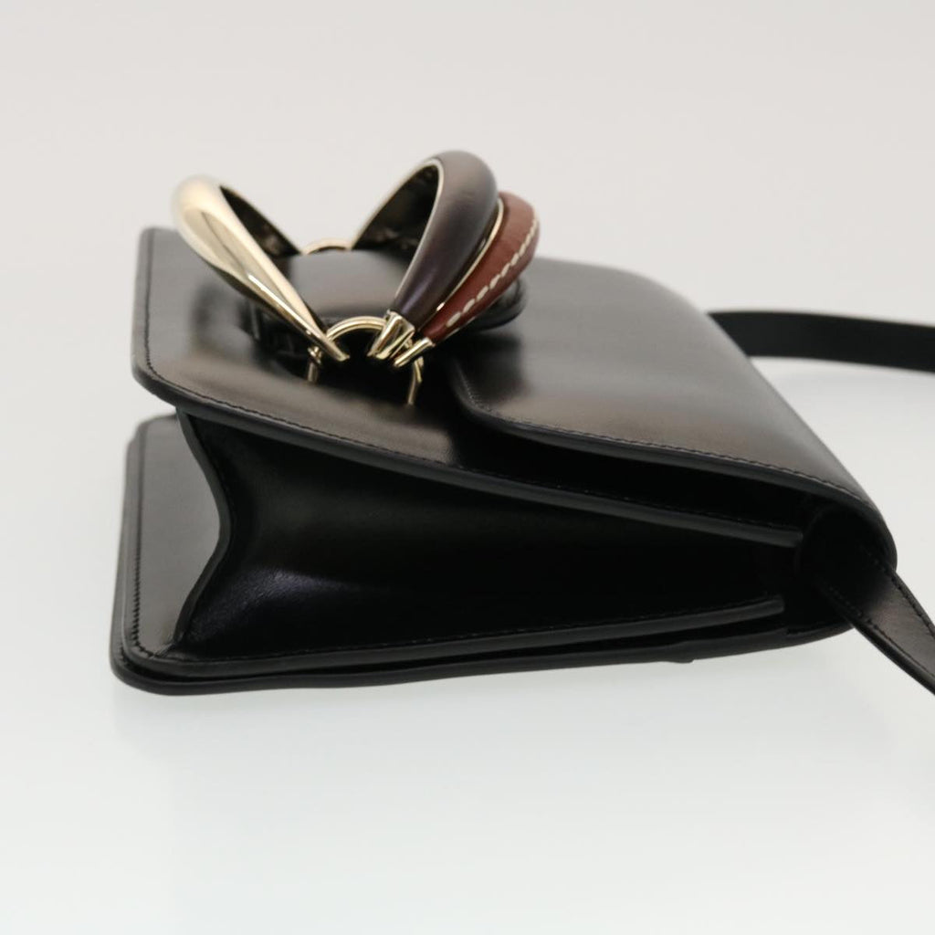 Chloe Katie Shoulder Bag Leather Black 43713A