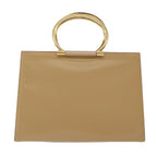 CELINE Hand Bag Leather 2way Beige  43929