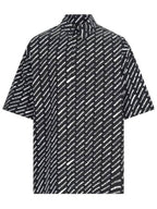 Balenciaga long sleeve shirt BLACK WHITE