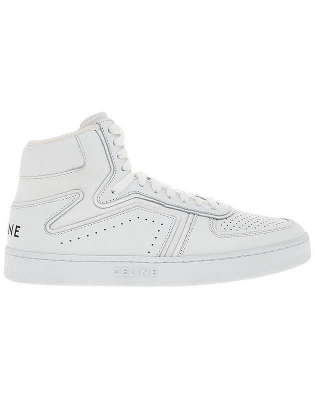 CELINE Men's Z Trainer High Top Sneakers White