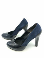 FENDI Leather and Suede Pumps | 8