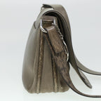 Chloe Shoulder Bag Suede Leather Gray 44064