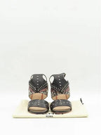 Fendi Smith Market used luxury goods black sandals women s shoes