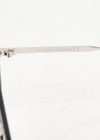 Dior Aviator Round Sunglasses in Silver Metal