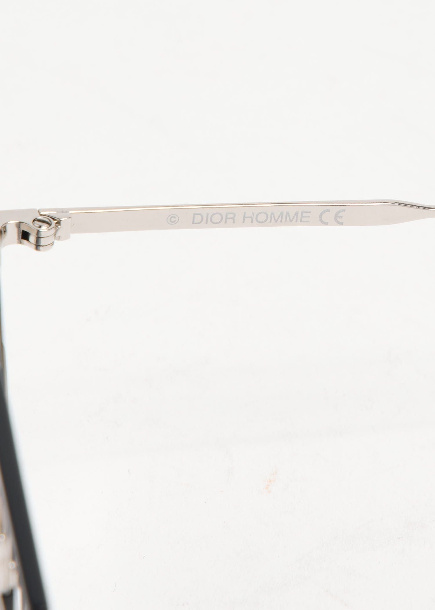 Dior Aviator Round Sunglasses in Silver Metal