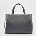 Fendi Grey Leather Petite Sac 2Jours Tote