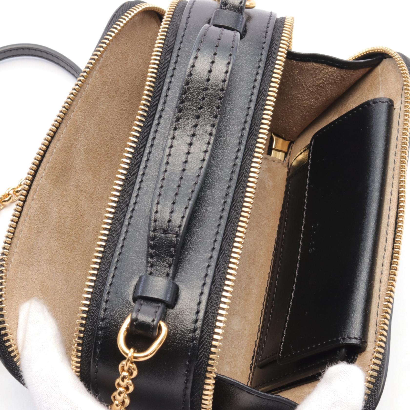 Chloe C Leather Vanity Mini Shoulder Bag