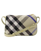 Burberry Plaid Crossbody Bag Women White | White Messenger Bags