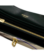 Burberry Plaid Chain Wallet Crossbody Women White | White Handbags