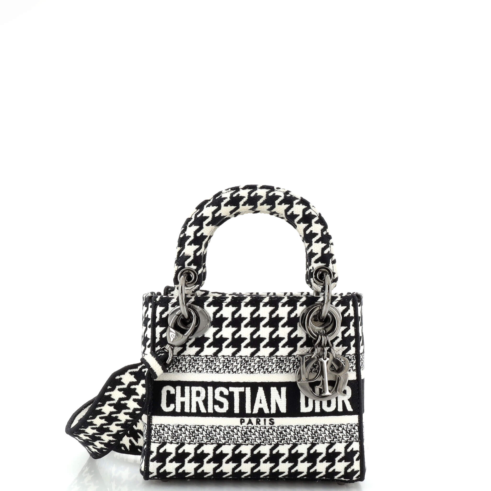 Dior Lady D-Lite Bag Embroidered Canvas Mini