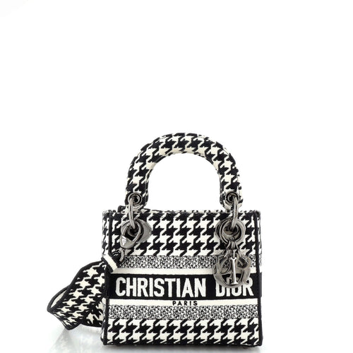Dior Lady D-Lite Bag Embroidered Canvas Mini