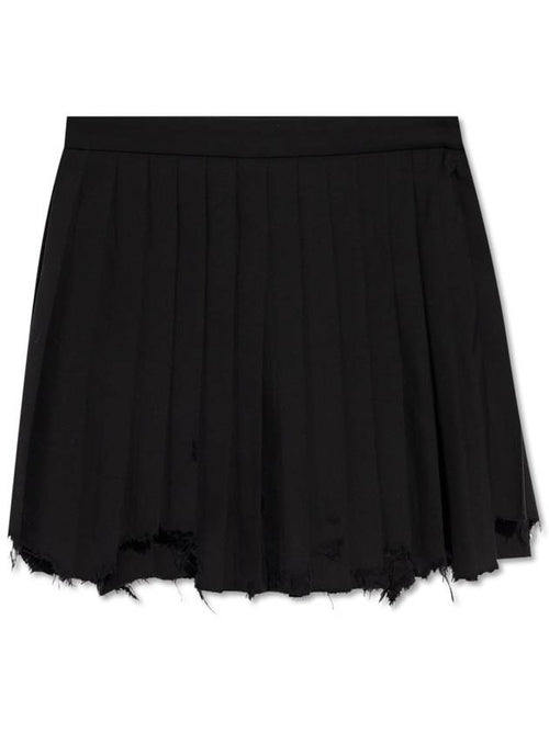 Balenciaga Balenciaga Pleated Skirt, Women's, Black