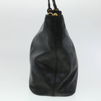 CELINE Tote Bag Leather 2way Black  44998