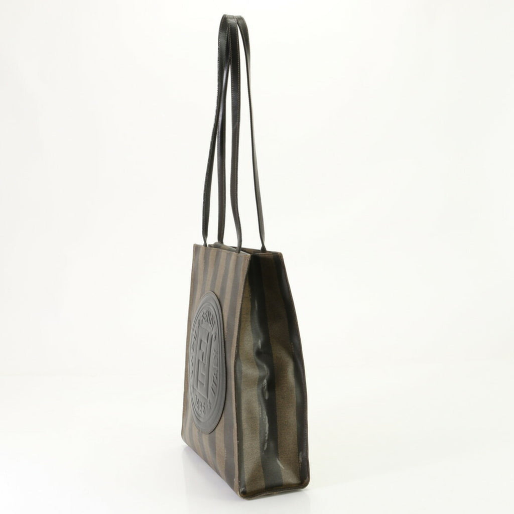 Fendi  Leather Coated Canvas Tote Bag ()