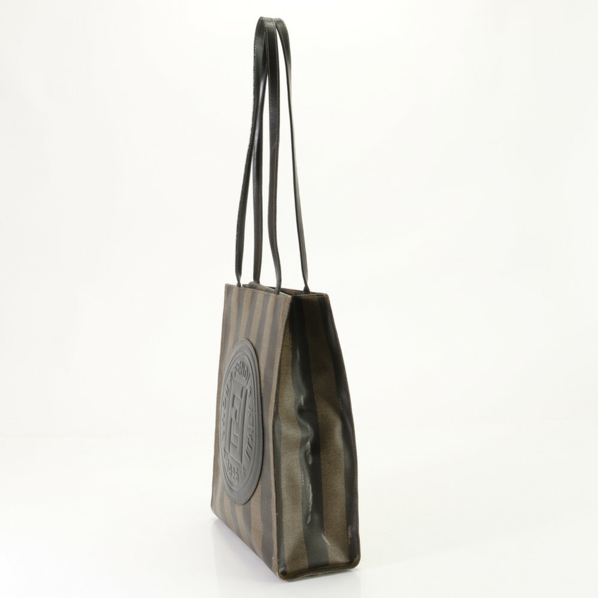 Fendi  Leather Coated Canvas Tote Bag ()