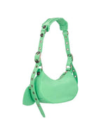 Balenciaga Le Cagole XS Lambskin Shoulder Bag Light Green