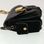Chloe Shoulder Bag Leather Black 45304