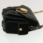 Chloe Shoulder Bag Leather Black 45304