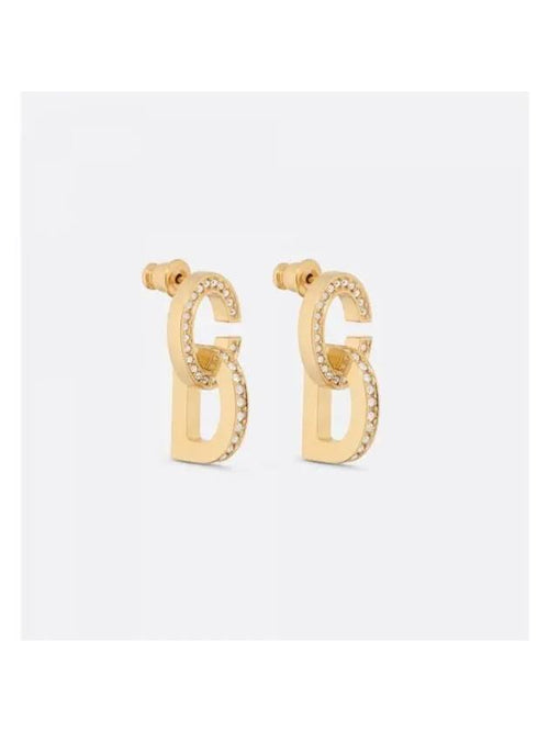 CD Lock Earrings Gold Dior