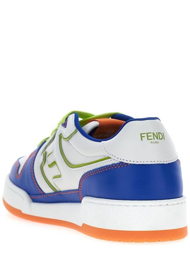 Fendi Match Low Top Sneakers Blue