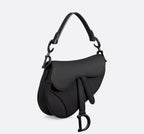 Dior Ultra Matte Mini Saddle Black Ultramatte CalfskinBag