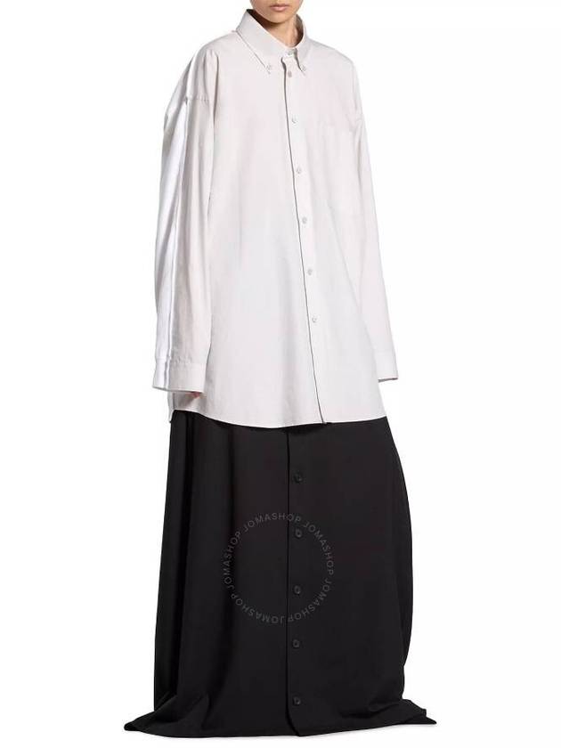 Balenciaga Balenciaga Oversized 3B Sports Icon Hybrid Shirt, Brand Size 1 (Small)
