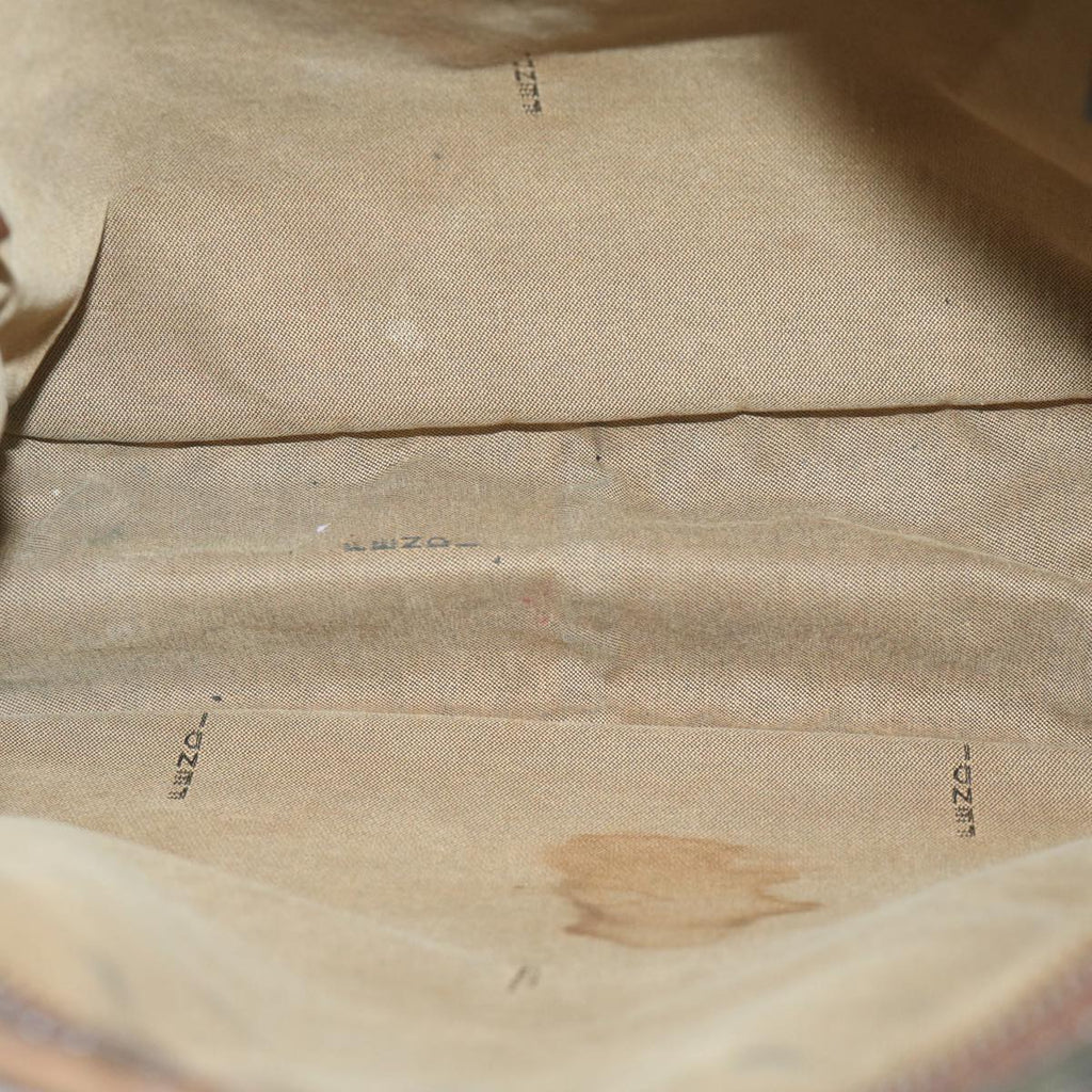 FENDI Zucca Canvas Shoulder Bag Black Brown45817