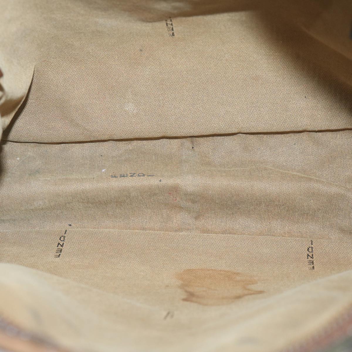 FENDI Zucca Canvas Shoulder Bag Black Brown45817