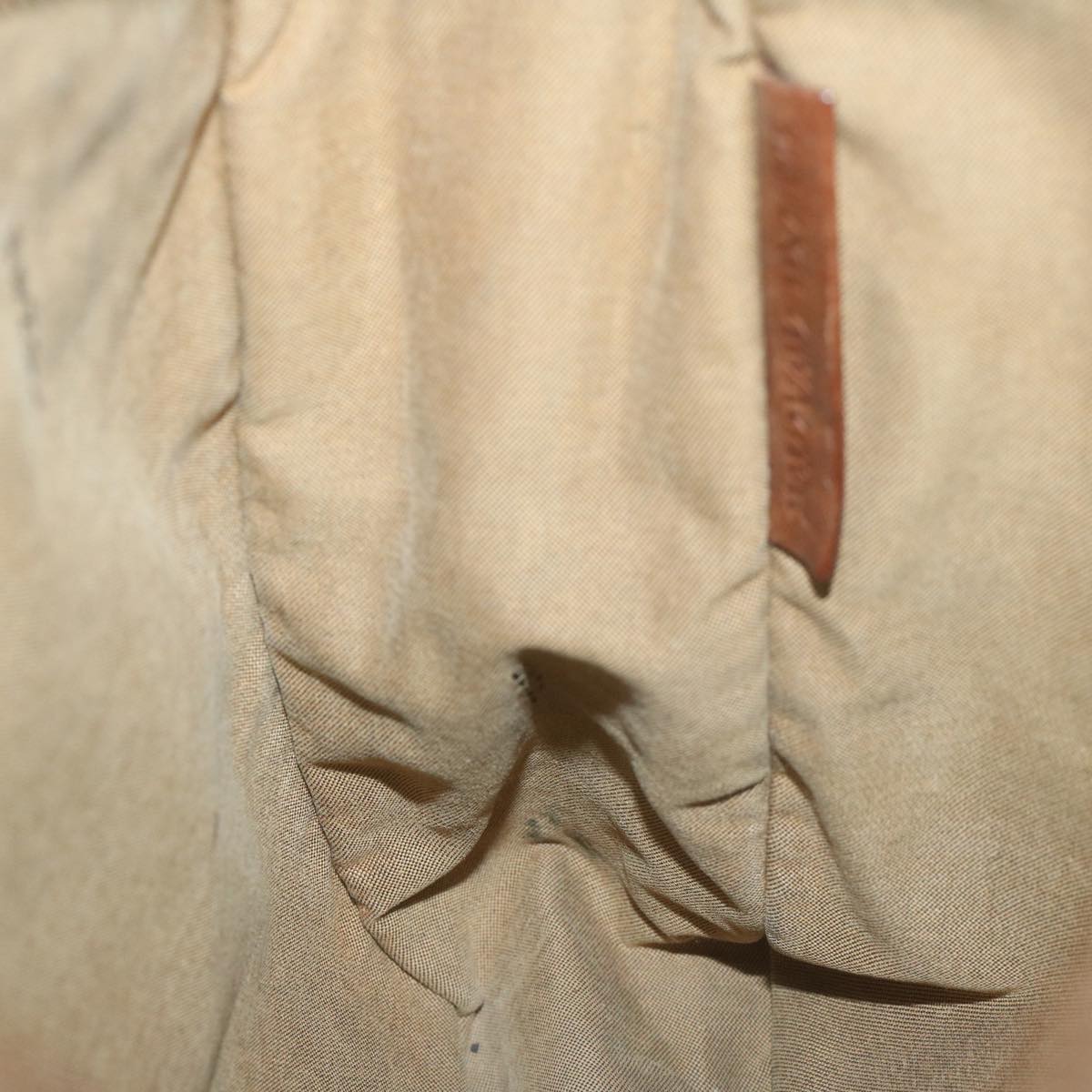 FENDI Zucca Canvas Shoulder Bag Black Brown45817