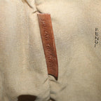 FENDI Zucca Canvas Shoulder Bag Black Brown45817