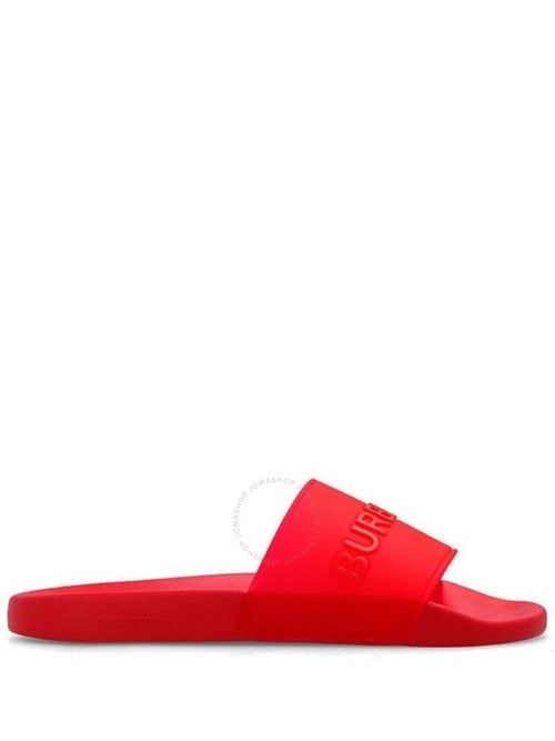 Burberry Burberry Embossed Logo Detailed Slides, Brand Size 44 ( US Size 11 )