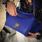 Celine Medium Calfskin & Suede Leather Trapeze bag TWS