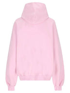Balenciaga Beverly Hills Embroidered Hooded Top Pink