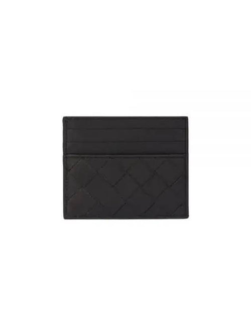 Bottega Veneta Intrecciato Leather Card Wallet Espresso