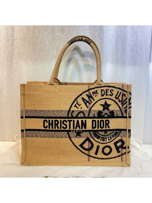New level Book Tote 36 Converse embroidery bag Dior