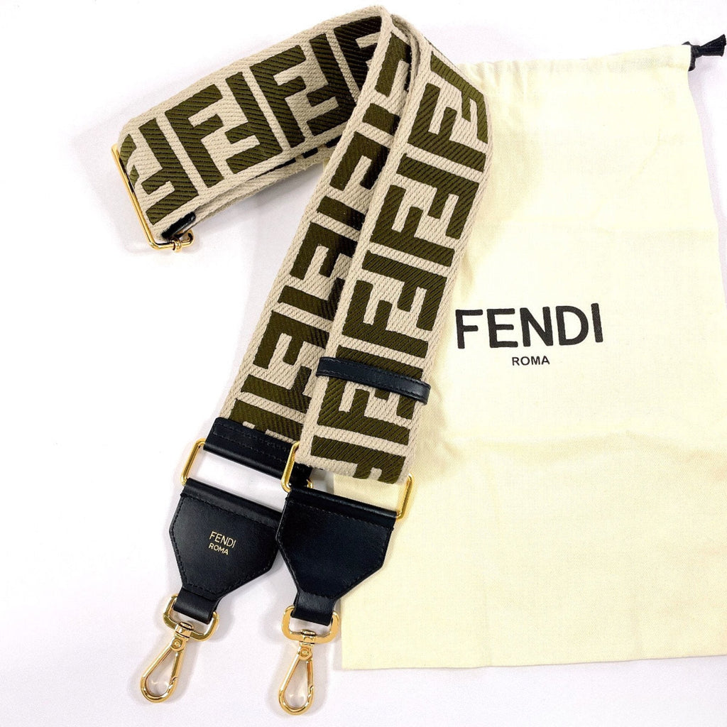 Fendi Zucca   Canvas Leather Strap ()