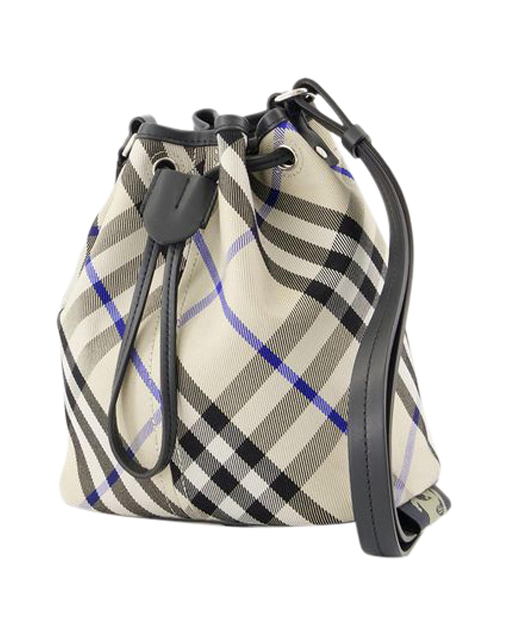 Burberry Bucket Bag Drawstring Closure Women White | White Handbags
