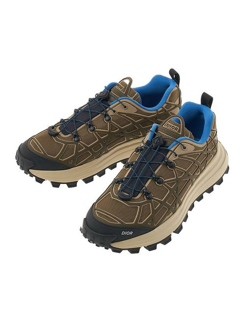 B31 Runner Technical Mesh Rubber Warped Low Top Sneakers Brown Dior