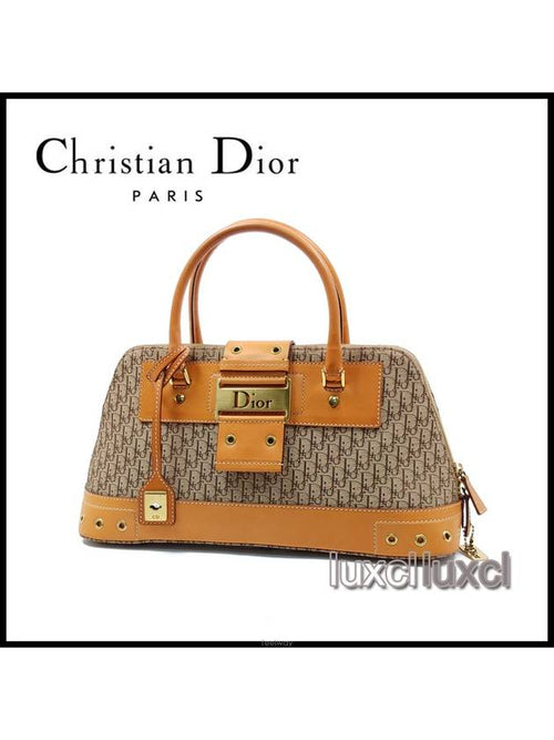 Christian street chic vintage tote bag Dior