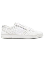 Fendi Step Leather Low Top Sneakers White