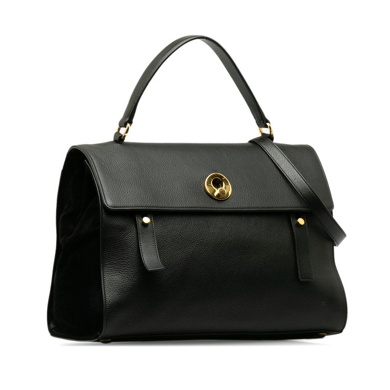 Saint Laurent Handbag Black Leather  Saint Laurent