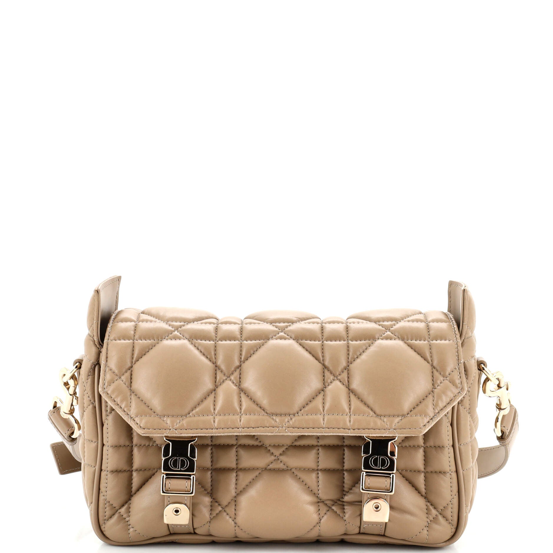 Dior Diorcamp Messenger Bag Padded Macrocannage Quilt Calfskin Small